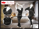 Two Hearts 2 piece Silk Pajama Shirt And Soft Fabric